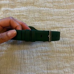 Pet collar with AirTag holder